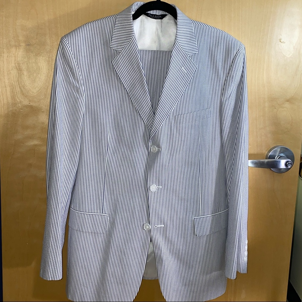 Jos. A Banks Seersucker Suit